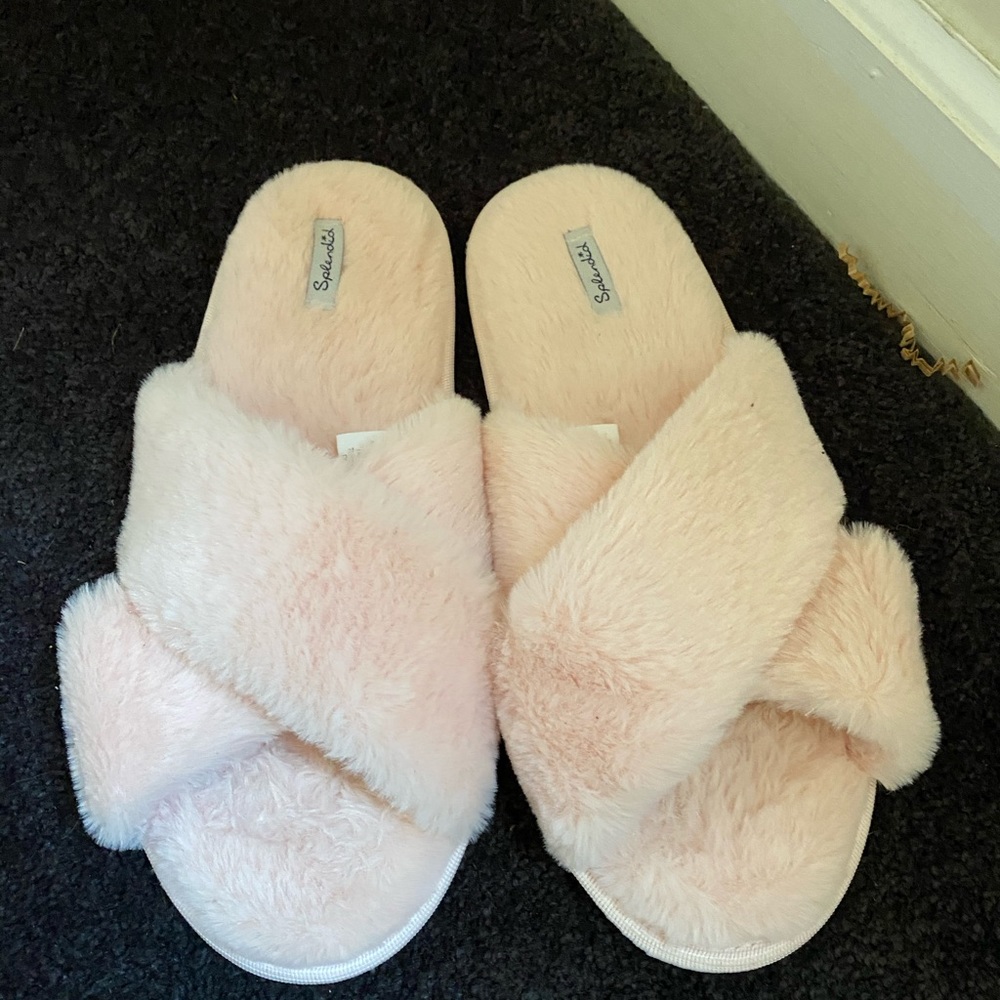 Pink super comfy slippers
